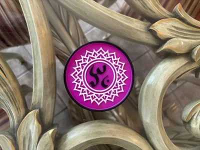 Crown Chakra Glass Mount