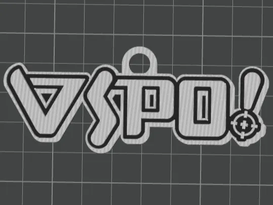 VSPO! logo keychain