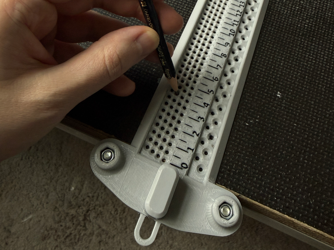 Marking Ruler with Ball Bearing Guide