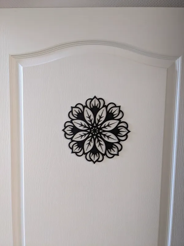 Décoration murale mandala floral