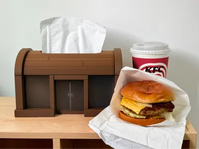Krusty Krab tissue box