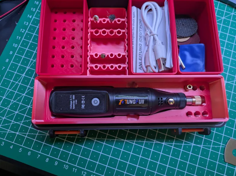 Jangklife/TungFuii Rotary tool - Gridfinity 1x4x6