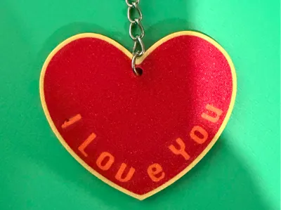 I LOVE YOU - VALENTINE'S DAY KEYCHAIN