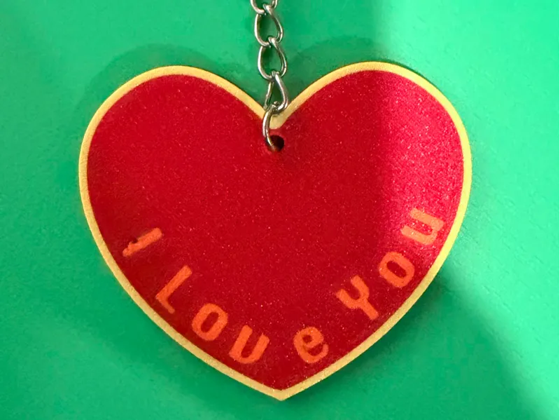 I LOVE YOU - VALENTINE'S DAY KEYCHAIN