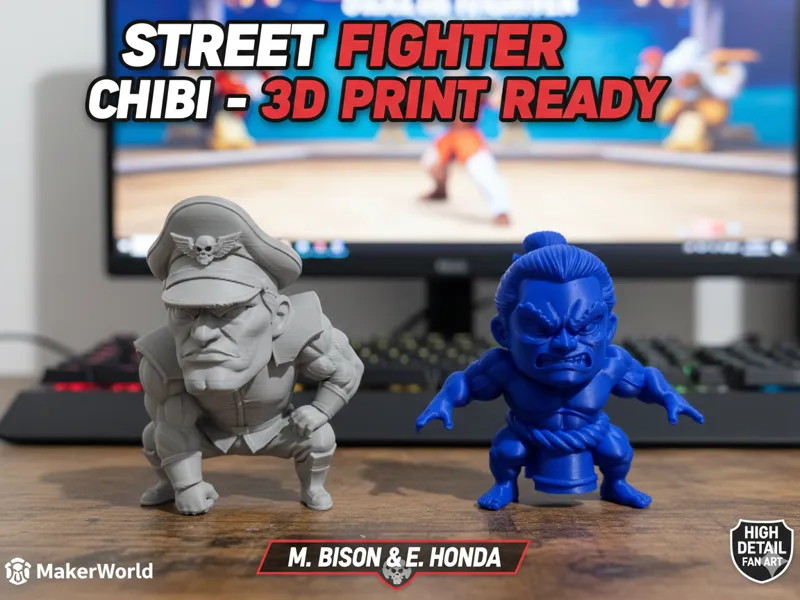 Street Fighters: M. Bison & E. Honda