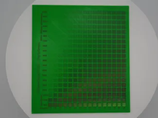 90mm x 100mm Material Test Card