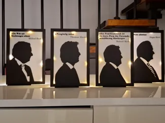 Europa Park Mack Familie Silhouette