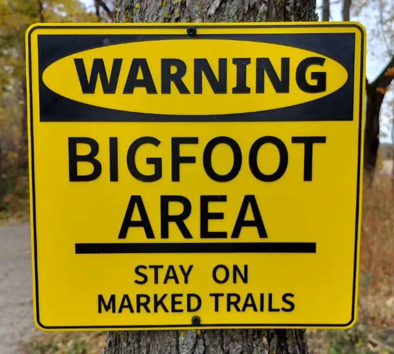 Bigfoot Warning