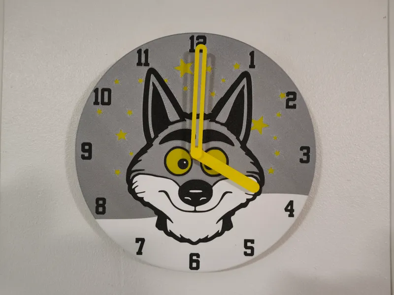 Horloge Loup mal aimé