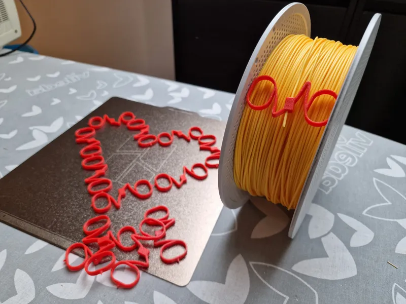 Flexi Filament Clip – Bambu & Sunlu – AMS DRY 1,9g