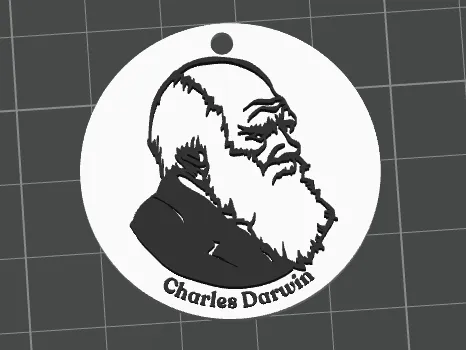 CHAVEIRO DE CHARLES DARWIN