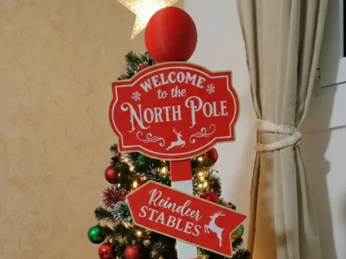 Poste de Señales del Polo Norte – Navidad