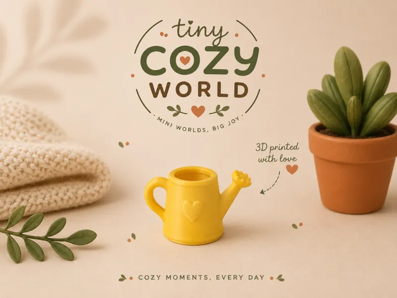 -Tiny Cozy World- Regadera