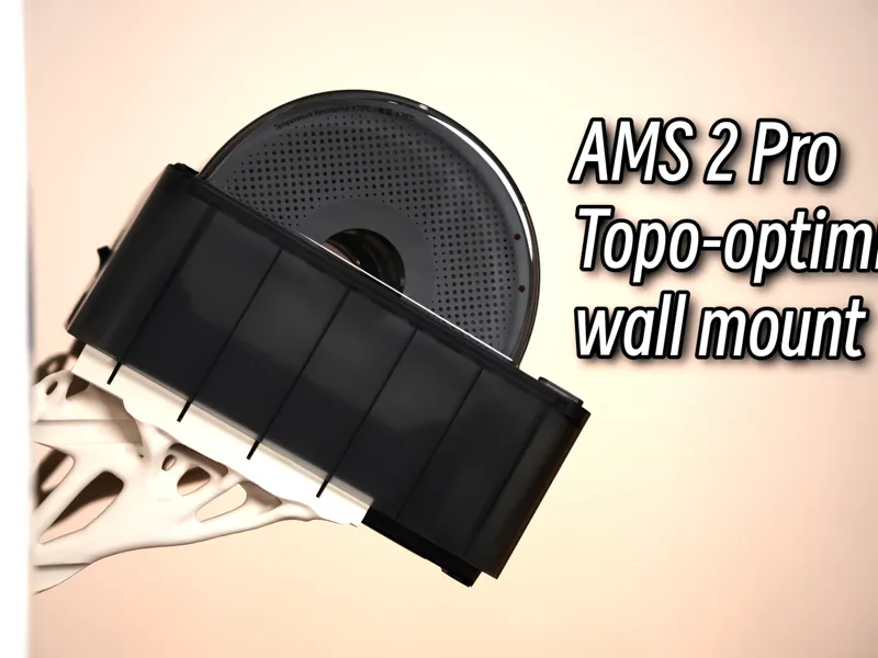 AMS2PRO topo-optimized wall mount