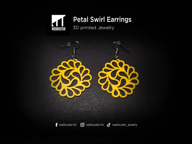 Petal Swirl Earrings