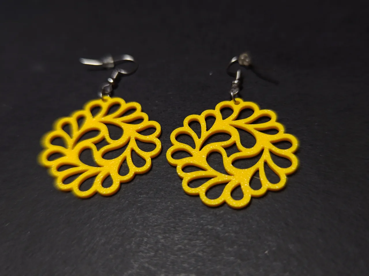 Petal Swirl Earrings view 3
