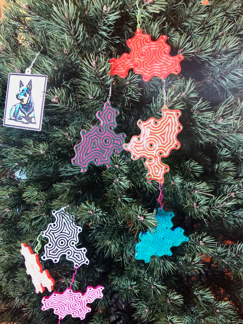 The Spectre Monotile Christmas Ornament