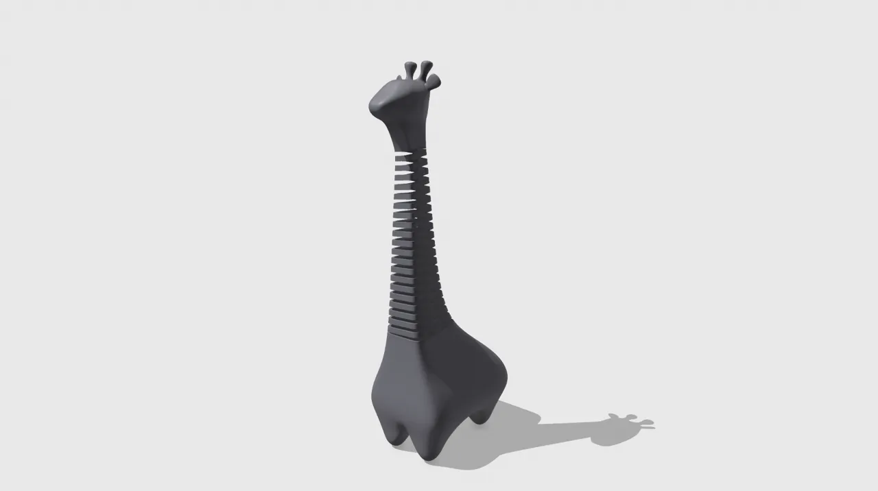 Springy Cute Giraffe V1 view 3