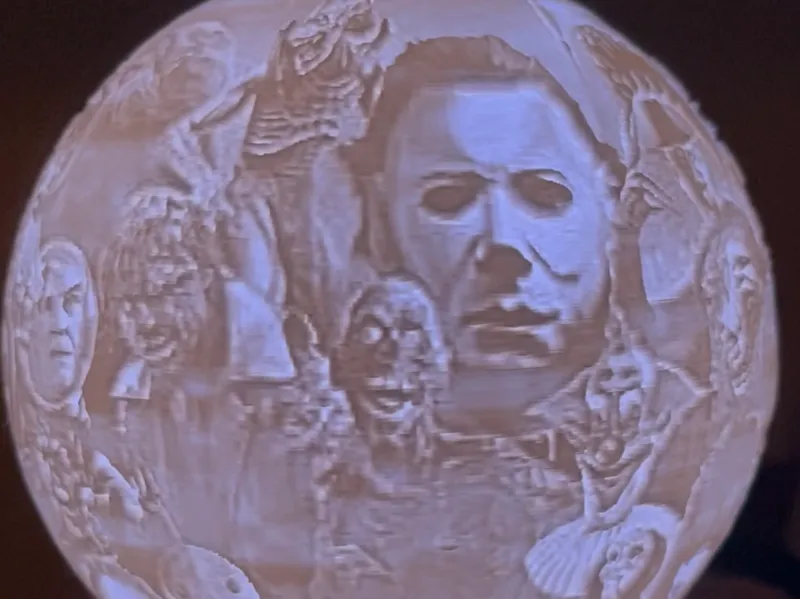 Horror Globe Lithophane