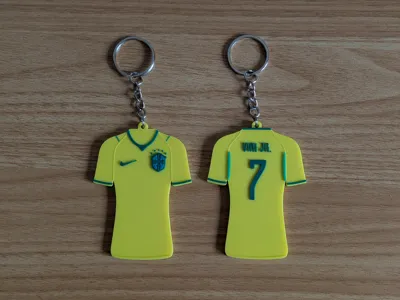 Brazil 2026 World Cup Jersey Keychain
