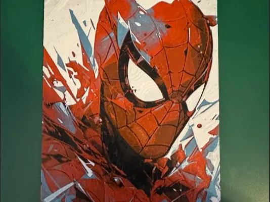 Spider-Man Hueforge