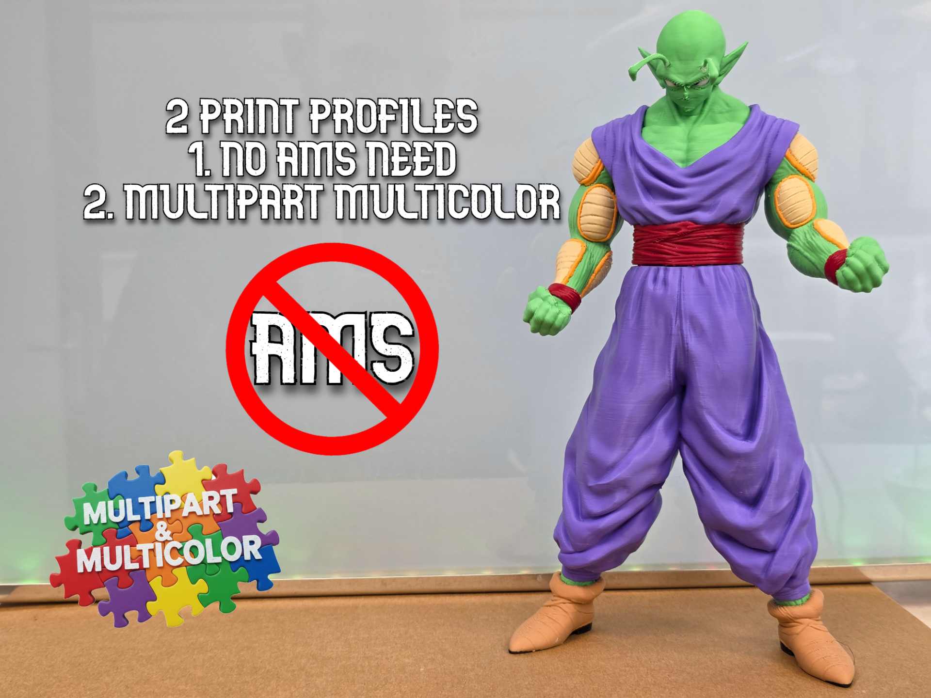Piccolo Dragon Ball / NO AMS & MULTICOLOR