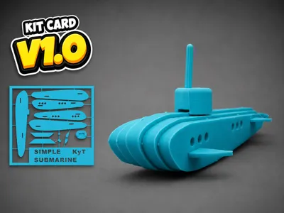Simple Submarine kit card
