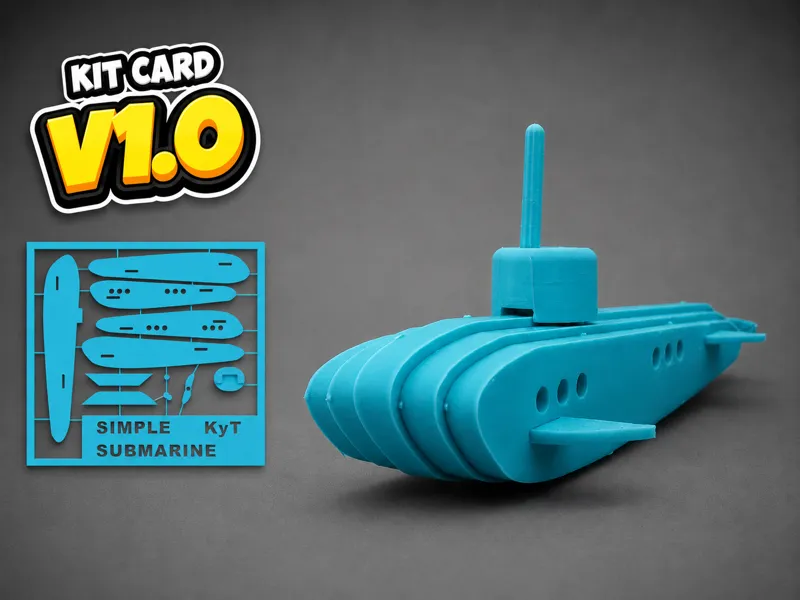 Simple Submarine kit card