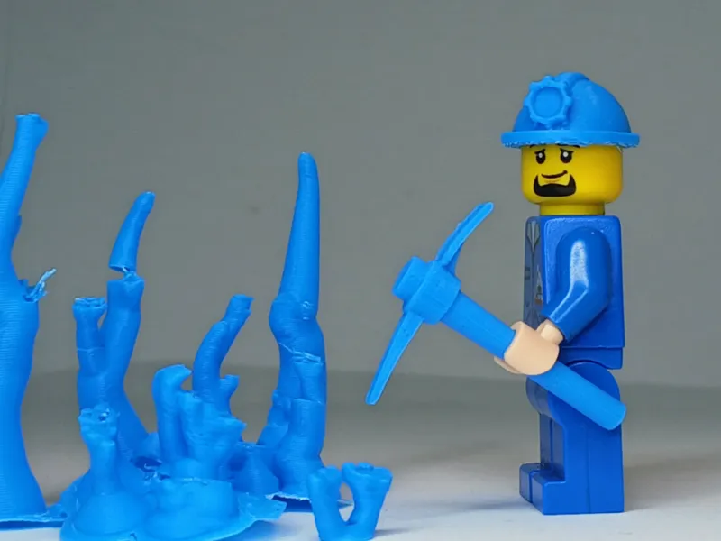 Miner’s pickaxe and helmet  Minifigure Brick