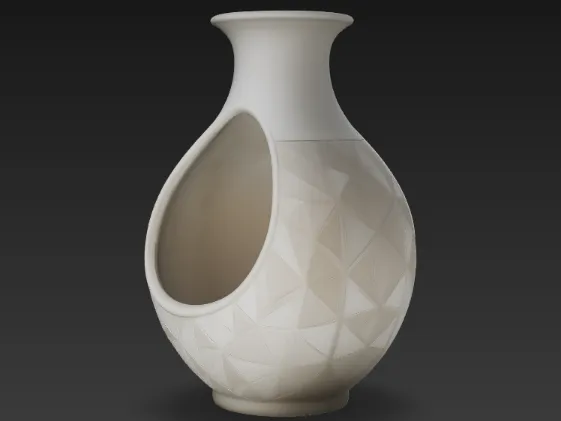 Modern Cutout Vase