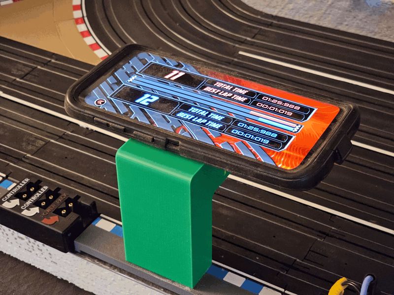 Phone Holder for AFX slot car track