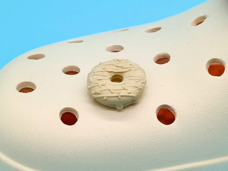 Donut Croc Charm