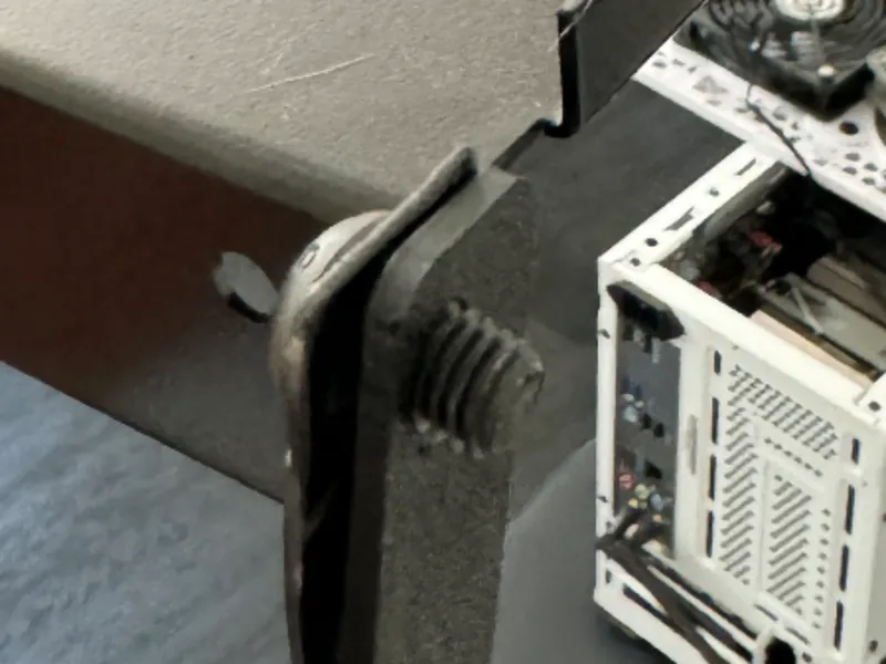 PC Shelf Supports for 8020 Sim Racing Rig