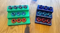 10x D10 Würfel mit Schrift