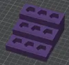 9x D10 blank dice (AMS)