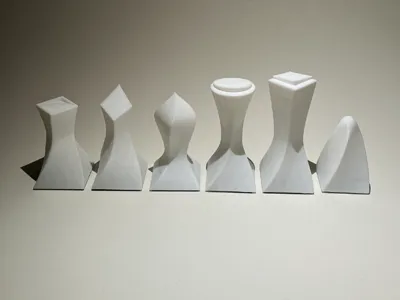 Linea – Minimalist Chess Piece Set