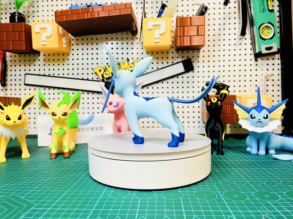Pokémon —Glaceon (Multi-color Assembly) by 手残的Leo - MakerWorld