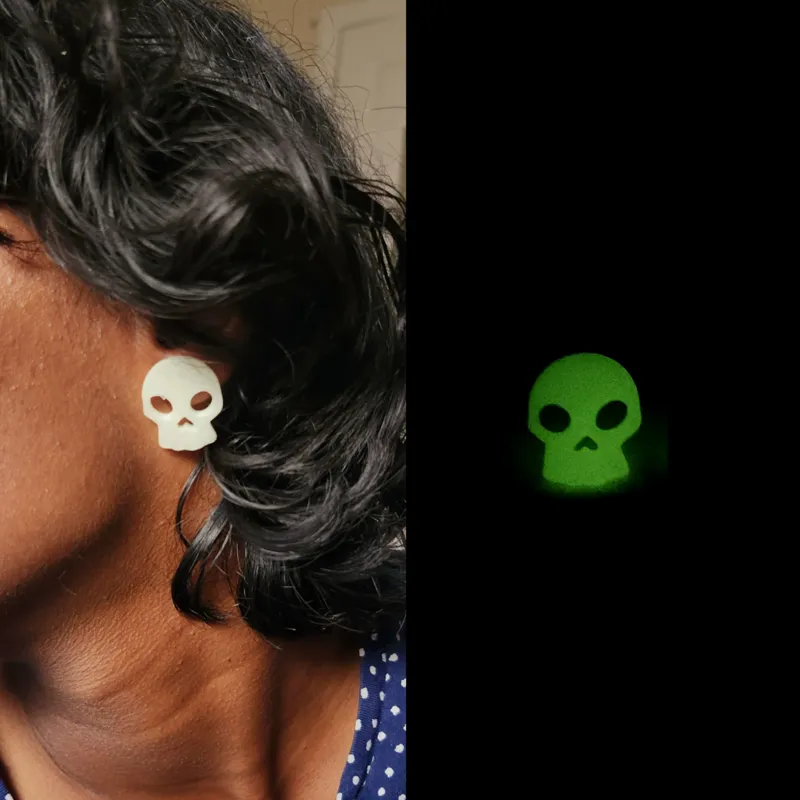 Halloween Glow-In-The-Dark Earrings