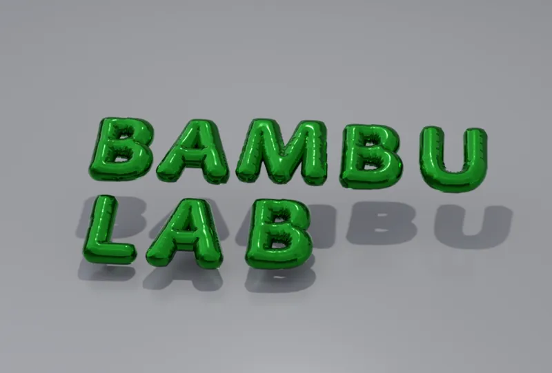 Customizable inflatable alphabet