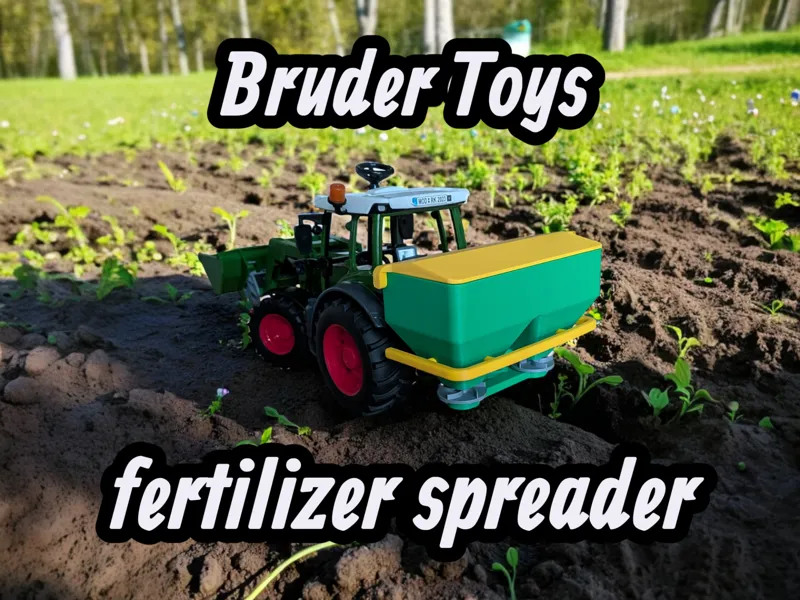 Düngerstreuer für Bruder Fahrzeuge / Spielzeug