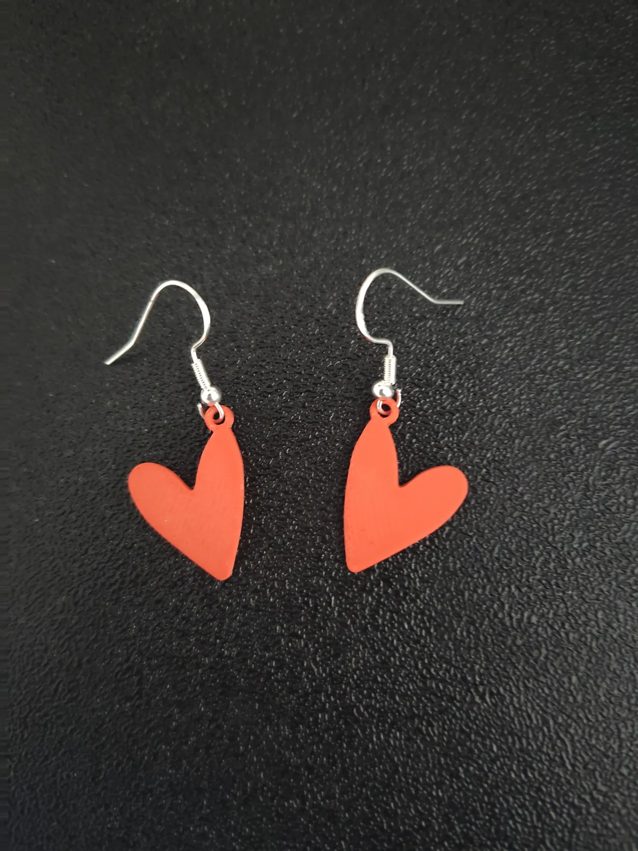 Heart earring, happy valentine! view 2