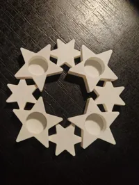 Étoiles de Noël - bougeoir — photo 2