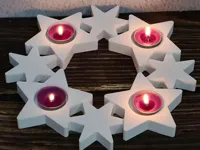 Étoiles de Noël - bougeoir — photo 1