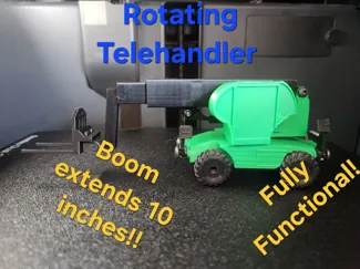 Rotating telehandler