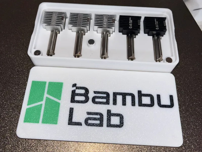 Hotend storage box for Bambu Lab A1