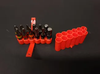 compact TPU bit holder with cap