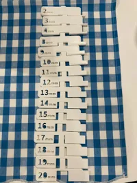 Jeu de cales de réglage pour menuiserie (métrique) — photo 5