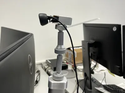 Camera stand for Dell P2423D display