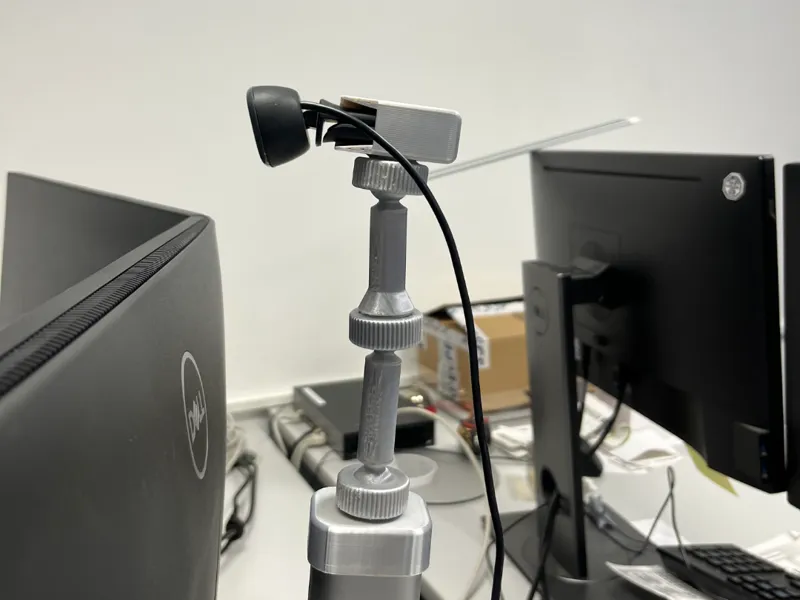 Camera stand for Dell P2423D display