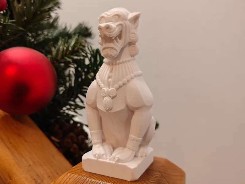 Lion statue
